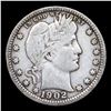 Image 2 : 1902-p Barber Quarter 25c Grades vf++