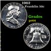 Image 1 : Proof 1962 Franklin Half Dollar 50c Grades Choice Proof