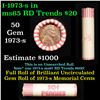 Image 1 : Shotgun Lincoln 1c roll, 1973-s 50 pcs Brandt Wrapper.