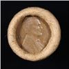 Image 2 : Mixed small cents 1c orig shotgun roll, 1918-s Wheat Cent, 1889 Indian Cent other end, Brinks Wrappe