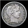 Image 2 : 1902-p Barber Quarter 25c Grades vf++