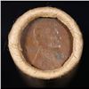 Image 2 : Mixed small cents 1c orig shotgun roll, 1916-s Wheat Cent, 1864 Indian Cent other end, Brinks Wrappe