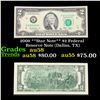 Image 1 : 2009 **Star Note** $2 Federal Reserve Note (Dallas, TX) Grades Choice AU/BU Slider