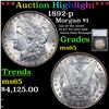 Image 1 : 1892-p Morgan Dollar $1 Graded ms65 By SEGS