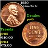 Image 1 : Proof 1950 Lincoln Cent 1c Grades GEM Proof