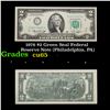 Image 1 : 1976 $2 Green Seal Federal Reserve Note (Philadelphia, PA) Grades Gem CU