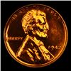 Image 2 : Proof ***Auction Highlight*** 1942 Lincoln Cent Near TOP POP! 1c Graded pr66+ rd BY SEGS (fc)