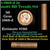 Image 1 : Shotgun Lincoln 1c roll, 1968-d 50 pcs Brandt Wrapper.