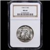 Image 2 : NGC 1946-s Walking Liberty Half Dollar 50c Graded ms64 By NGC