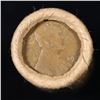 Image 2 : Mixed small cents 1c orig shotgun roll, 1919-d Wheat Cent, 1869 Indian Cent other end, Brinks Wrappe