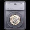 Image 4 : 1951-s Franklin Half Dollar 50c Graded ms65+ FBL By SEGS