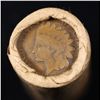 Image 3 : Mixed small cents 1c orig shotgun roll, 1918-d Wheat Cent, 1887 Indian Cent other end, Brinks Wrappe
