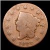 Image 2 : 1822 Coronet Head Large Cent 1c Grades g+