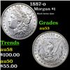 1887-o Morgan Dollar $1 Grades Select AU