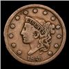 Image 2 : 1838 Coronet Head Large Cent 1c Grades vf+