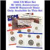 1996 United States Mint Set in Original Government Packaging! 11 Coins Inside!