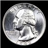 Image 2 : 1942-d Washington Quarter 25c Grades GEM+ Unc