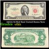 1953A $2 Red Seal United States Note Grades vf+