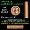 Image 1 : Shotgun Lincoln 1c roll, 1982-d 50 pcs Brandt Wrapper.
