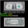 Image 1 : Group of 10 $1 Federal Reserve Notes, Series 1963 to 2009, All CU Grade Grades Select CU