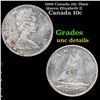 Image 1 : 1968 Canada 10c Dime Queen Elizabeth II Grades Unc Details
