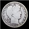 Image 2 : 1915-p Barber Half Dollars 50c Grades vg+