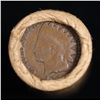 Image 3 : Mixed small cents 1c orig shotgun roll, 1919-s Wheat Cent, 1890 Indian Cent other end, Brinks Wrappe