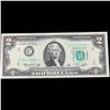 Image 2 : **Star Note** 1976 $2 Green Seal Federal Reserve Note (Philadelphia, PA) Grades Select CU