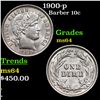 Image 1 : 1900-p Barber Dime 10c Grades Choice Unc