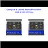 Image 1 : 2x 1968 United States Mint Proof Set! A total of 10 Coins Inside, 5 each!