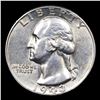Image 2 : 1943-p Washington Quarter 25c Grades Choice AU/BU Slider