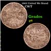 Image 1 : 1863 United We Stand  Civil War Token 1c Grades g+