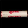Image 3 : Shotgun Lincoln 1c roll, 1980-p 50 pcs Merchants Bank Wrapper.