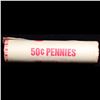 Image 4 : Shotgun Lincoln 1c roll, 1980-p 50 pcs Merchants Bank Wrapper.