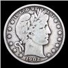 Image 2 : 1902-p Barber Half Dollars 50c Grades vf+