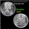 Image 1 : 1966 Canada Half Dollar 50c KM-63 Grades Select Unc