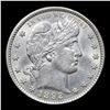 Image 2 : 1892-p Barber Quarter 25c Grades Choice Unc
