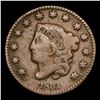 Image 2 : 1831 Large Letters Coronet Head Large Cent 1c Grades f+