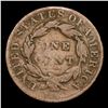 Image 3 : 1831 Large Letters Coronet Head Large Cent 1c Grades f+