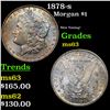Image 1 : 1878-s Morgan Dollar $1 Grades Select Unc