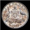Image 3 : 1942 Great Britain 6 Pence 6p KM-852 Grades Select Unc