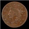 Image 2 : 1837 Head of 1838 Coronet Head Large Cent 1c Grades vf+