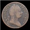 Image 2 : 1783 Token Georgivs Triumpho Colonial Cent gw-54 1c Grades vf+ By SEGS