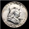 Image 2 : 1951-p Franklin Half Dollar 50c Grades Select Unc+ FBL