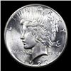 Image 2 : ***Auction Highlight*** 1927-p Peace Dollar $1 Graded ms64+ By SEGS (fc)