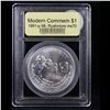 Image 2 : 1991-p Mount Rushmore Modern Commem Dollar $1 Graded ms70, Perfection BY USCG