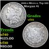 Image 1 : 1899-o Morgan Dollar Micro o, Top 100 $1 Grades vf++