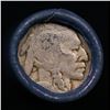 Image 2 : Buffalo Nickel Shotgun Roll in Old Bank Style 'Bell Telephone'  Wrapper 1927 & D Mint Ends.