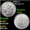 Image 1 : 1881-o Morgan Dollar $1 Grades Select Unc