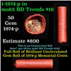 Image 1 : Shotgun Lincoln 1c roll, 1974-p 50 pcs Brandt Wrapper.